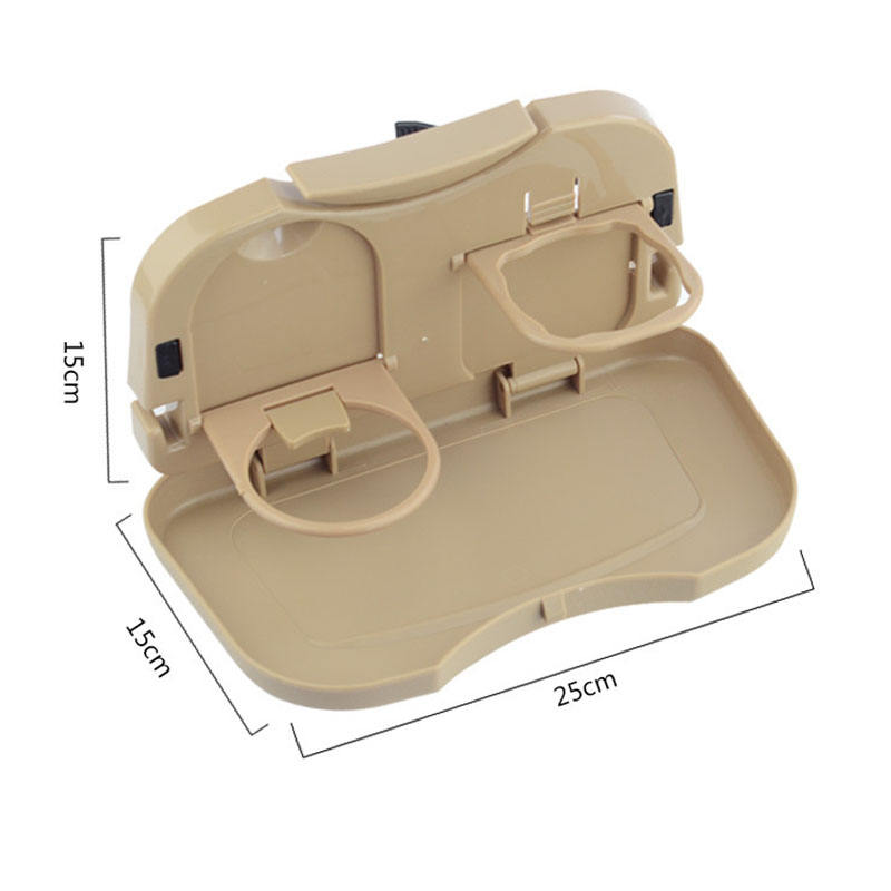 Universal Plastic Car Front Seat Dining Tray Holder with Cup Phone Holder - Multifunctio<i></i>nal Car Back